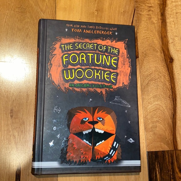 Star Wars Other - NEW- HARDCOVER THE SECRET OF THE FORTUNE WOOKIE AN ORIGAMI YODA BOOK